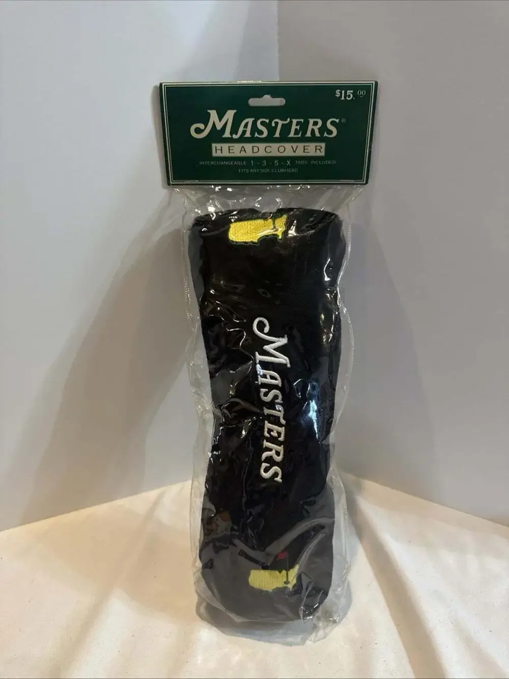 Masters Head-cover Interchangeable 1-3-5-X Tabs, Any Size Club head NIP 2003